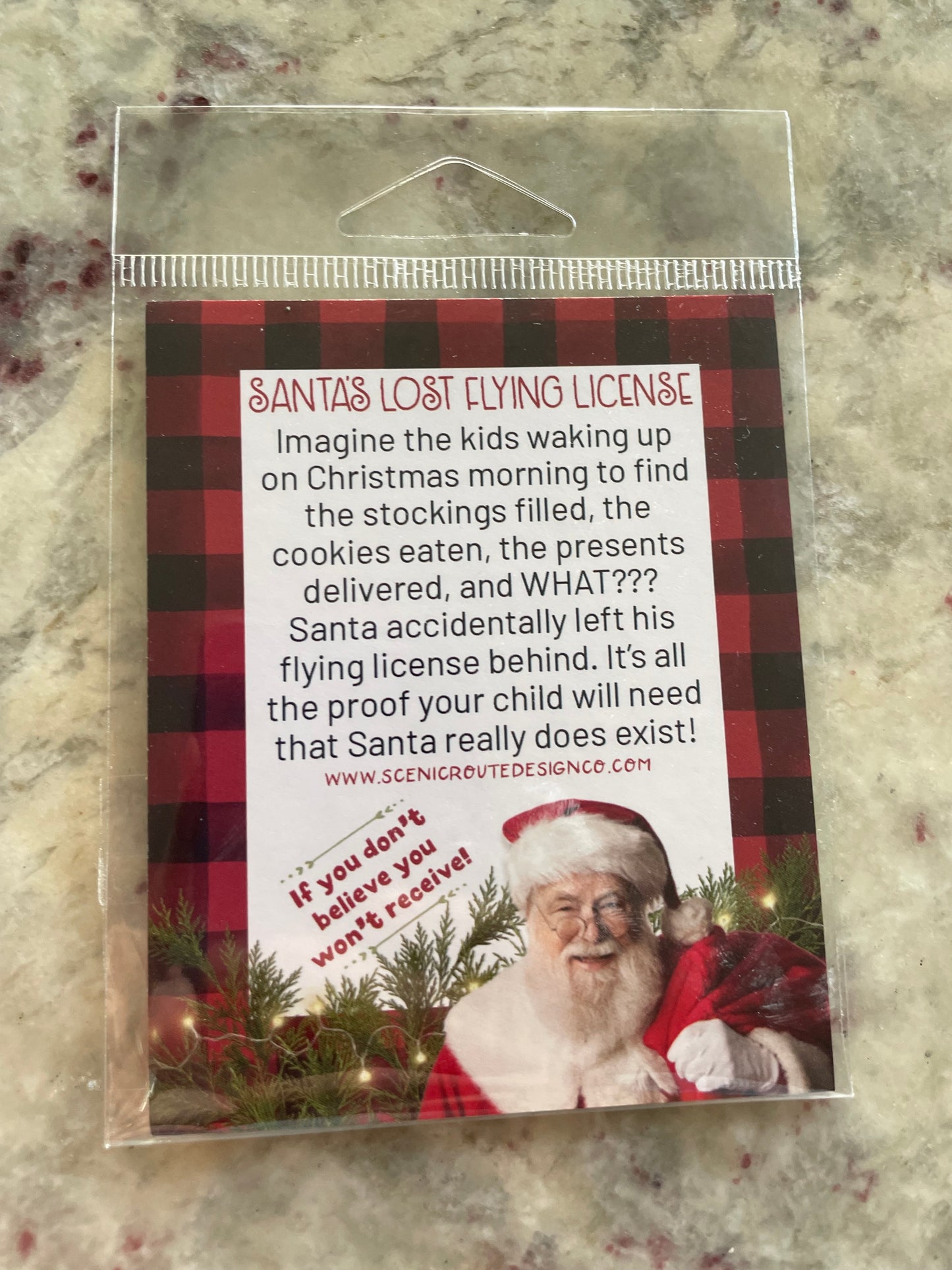 Santa’s License *FINAL SALE*